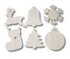 3 Christmas Tree Ornaments Me Time Kit – DIY Christmas Craft Kit for Adults