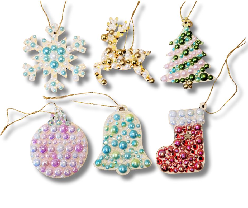 3 Christmas Tree Ornaments Crafternoon Kit (£10.50 per person)