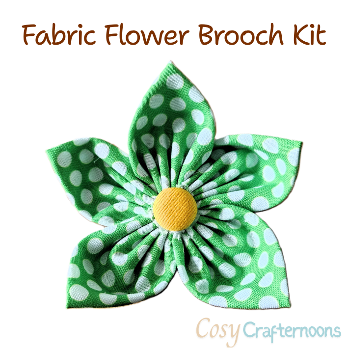 Fabric Flower Brooch Mini Kit