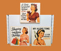 Sassy Retro Decoupaged Fridge Magnets Mini Kit