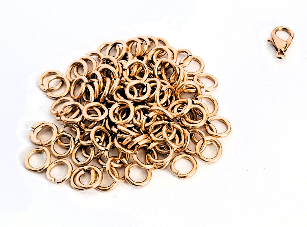 Silver or Bronze Chain Byzantine Bracelet Me Time Kit – DIY Jewellery Making Kit for Adults