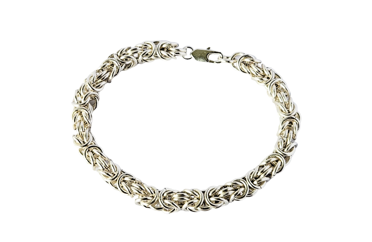 Silver or Bronze Chain Byzantine Bracelet Me Time Kit – DIY Jewellery Making Kit for Adults