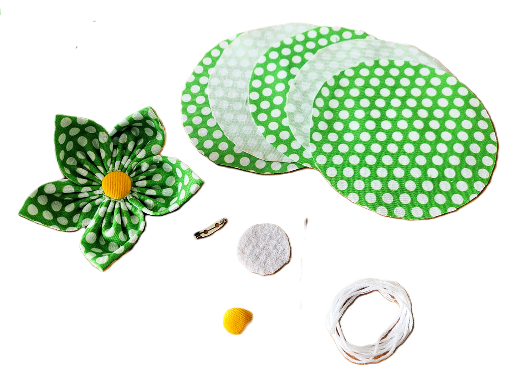 Fabric Flower Brooch Mini Kit