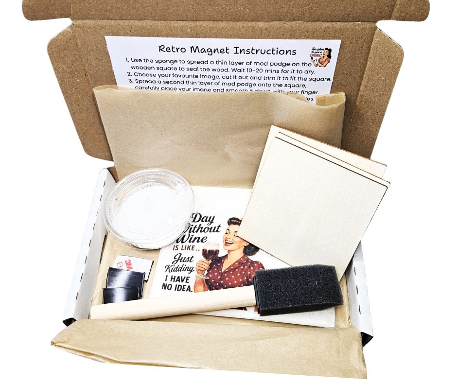 Sassy Retro Decoupaged Mini Kit