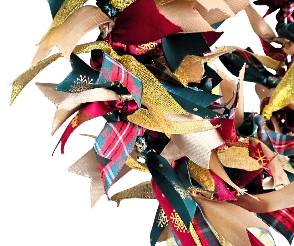 Christmas Rag Wreath Crafternoon Kit (£21 per person)