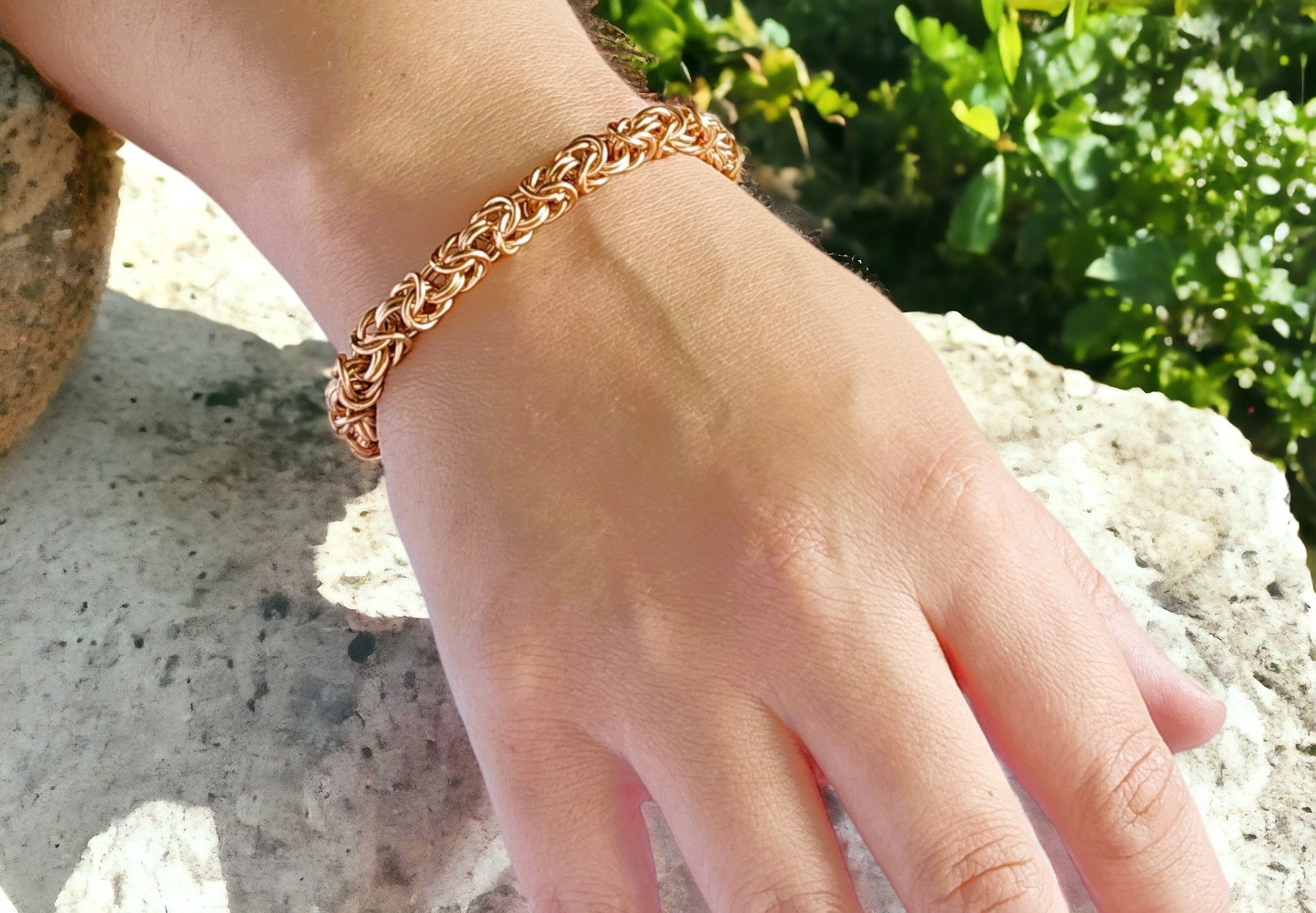 Silver or Bronze Chain Byzantine Bracelet Me Time Kit – DIY Jewellery Making Kit for Adults