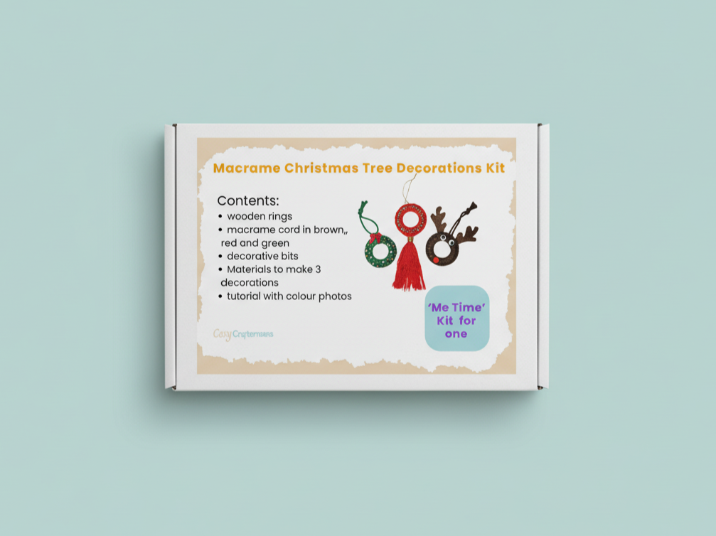 Macrame Christmas Decorations Me Time Kit